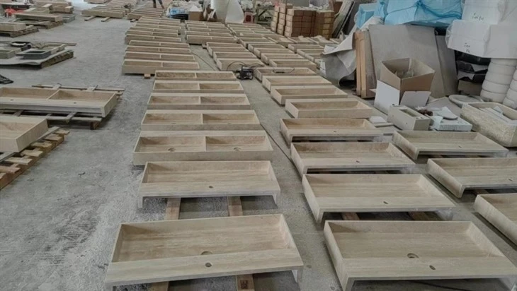 Countertop Sink Travertine Washbasin
